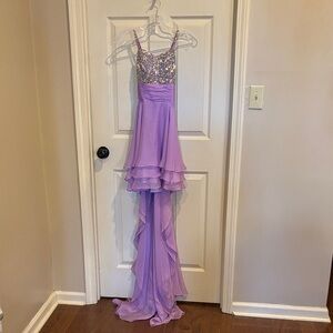 Elegant Purple Kids Formal Dress